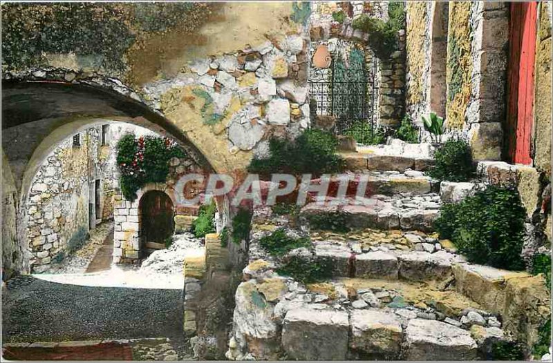 'Modern Postcard Eze Village (A M) At the heart of the Eagle''s Nest a pictur...