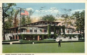 PC GOLF, PA, LEHIGH COUNTRY CLUB, ALLENTOWN, Vintage Postcard (b45766)