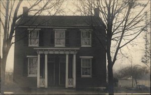 Parsonage Mailed From Frederick Maryland to Stephen City VA RPPC Postcard