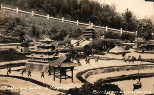 Vintage Postcard RPPC Bernheimer Residence Battlegor Castle of Nagaya Japanese