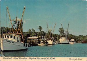 CALABASH NORTH CAROLINA~SEAFOOD CAPITAL OF THE WORLD POSTCARD