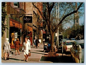Melbourne Victoria Australia Postcard Paris End of Collins Street c1950's