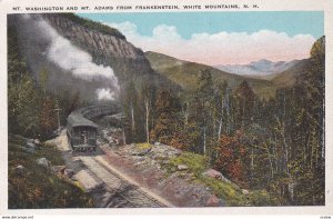 WHITE MOUNTAINS, New Hampshire, 1900-10s; Mt. Washington & Mt. Adams from Fra...