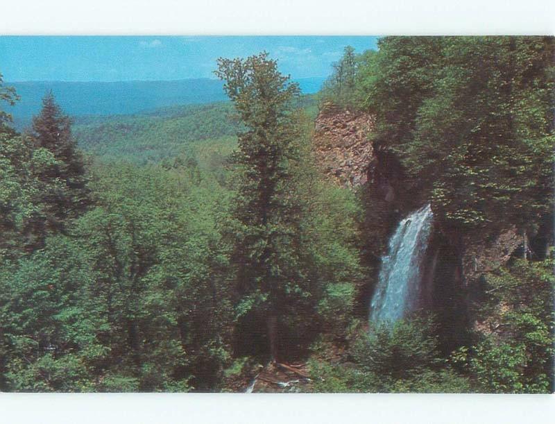 Pre-1980 FALLING SPRINGS WATERFALL Between Covington & Hot Springs VA E4119@