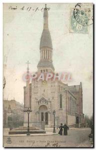 Old Postcard Notre Dame of Paris & # 39auteuil