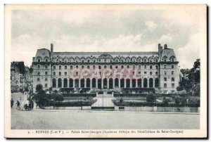 Old Postcard Rennes (I and V) Palace St. George (former abbey of Benedictines...