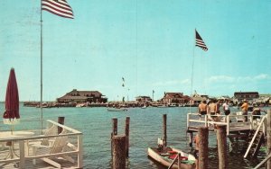 Vintage Postcard 1973 Yacht Club And Snug Harbor Stone Harbor New Jersey NJ