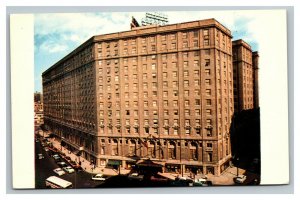 Vintage 1950's Advertising Photo Postcard The Statler Hotel Boston Massachusetts