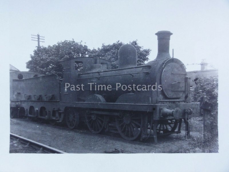 Steam Locomotive No.15 BARROW D.S.E. Railway at Bray Ireland Old RP Postcard