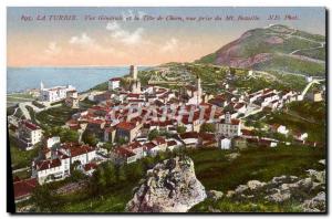 Old Postcard La Turbie Vue Generale and Tete Chien Jack Mt View Battle