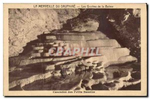 Old Postcard The Wonder of Dauphine Caves de la Balme Cascades Small Ponds