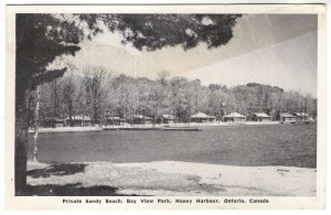 Private Sandy Beach, Bay View Park, Honey Harbour, Ontario