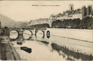 CPA Besancon Les Quais et le Pont Battant FRANCE (1098574)