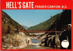 Hell's Gate Fraser Canyon BC British Columbia Unused Vintage Postcard D36