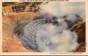 Yellowstone National Park Crater Of Mud Volcano Curteich