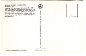 General Meade's Headquarters, Gettysburg, Pennsylvania