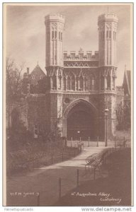 Entrance to St. Augustine's Abbey, Canterbury, Kent, England 1900-10s