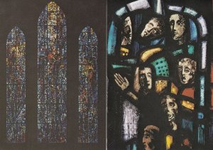 Salisbury Cathedral Stained Glass Prisoners Of Conscience Window 2x Postcard s