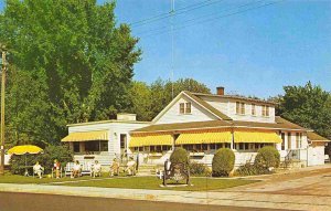 Pisha Restaurant Sister Bay Door County Wisconsin 1960s postcard