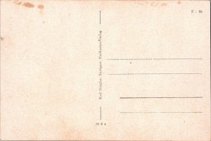 Vintage postcard Münchingen Germany Village Split View JB2