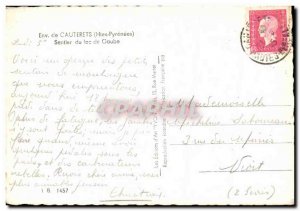 Old Postcard Around Cauterets Trail Lake Caube