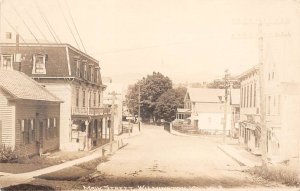 Wilmington Vermont Main Street, Real Photo Vintage Postcard U13977