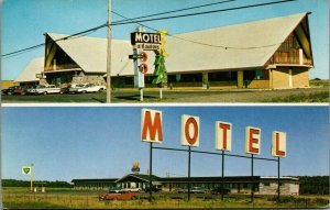 Canada Hotel Motel Le 4 Saisons Drummond Quebec Chrome Postcard 04.16