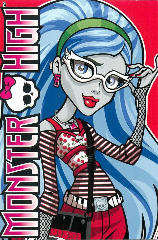 Monster High by Panini 2011 Mattel Inc. card 049