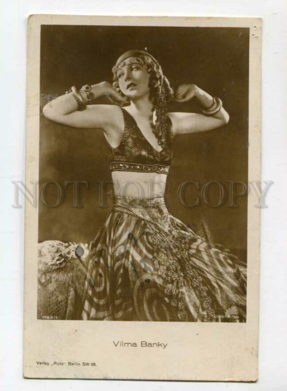 3105634 VILMA BANKY Movie Actress BELLY DANCER Photo AUTOGRAPH