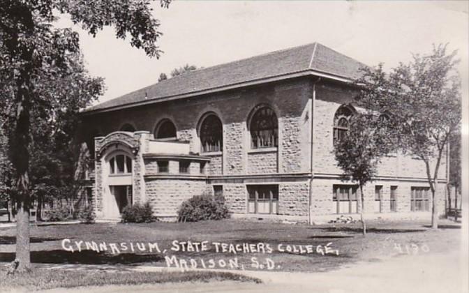 South Dakota Madison Gymnasium State Teachers College Real Photo