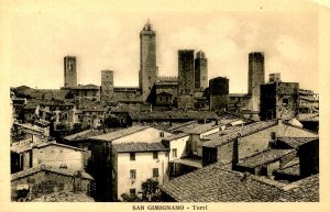 Italy - San Gimignano. Towers