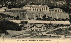 CPA CAUTERETS Établ. de la RAIllere vu de face (414610)