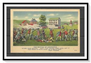 Massachusetts, Lexington - The Battle of Lexington - [MA-434]