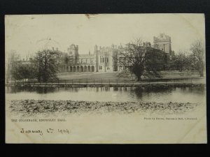 Liverpool KNOWSLEY HALL The Colonnade c1904 Postcard by Brown Barnes & Bell