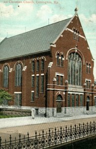 C.1910 Christian Church, Covington, Ky. Postcard P174