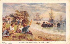 Lord Delaware Arrives Jamestown Exposition 1907 Virginia postcard