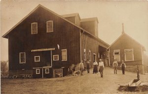 G48/ West Salem Ohio RPPC Postcard c1910 Wm. Salen Farm Barn  1 