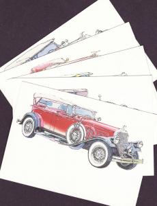 2381-85 Classic Cars maxi card set