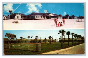 Vintage 1956 Postcard Silver Beach Hotel Motel & Cottages Fort Walton Beach FL