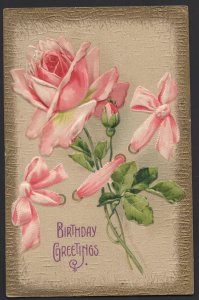 Birthday Greetings embossed pm1911 ~ DB