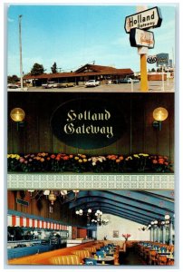 c1960 Holland Restaurant Vancouver Washington Portland Oregon Vintage Postcard