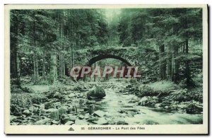 Old Postcard Gerardmer Le Pont des Fees