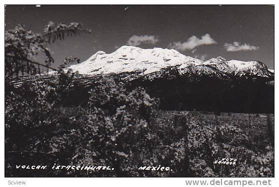 RP, Volcan Ixtaccihuatl, Mexico, 1930-1950s