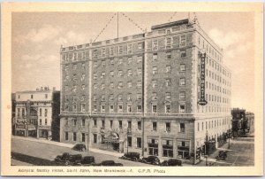 VINTAGE POSTCARD ADMIRAL BEATTY HOTEL AT SAINT JOHN NEW BRUNSWICK C.P.R. 1920s