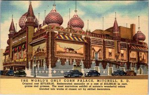 Postcard BUILDING SCENE Mitchell South Dakota SD AM2371