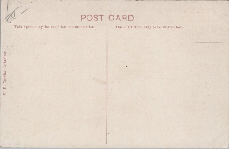 Gibraltar Naval Hospital Vintage Postcard C098