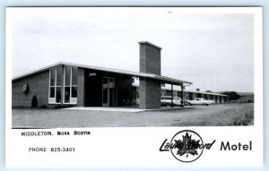 RPPC MIDDLETON, Nova Scotia Canada ~ Roadside LAURA SECORD MOTEL 1961 Postcard