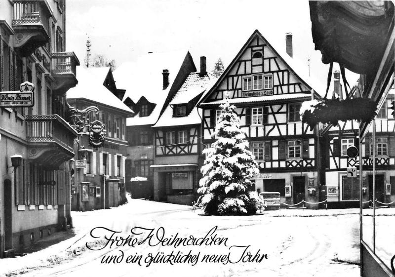 BG22131 gernsbach weihnachten christmas new year neujahr  germany CPSM 14.5x9cm