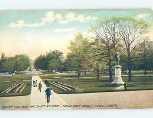 Divided-Back QUEENS PARK Toronto Ontario ON H3624