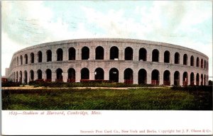 Boston Massachusetts Ma Postcard - Stadium at Harvard - Cambridge - 1908